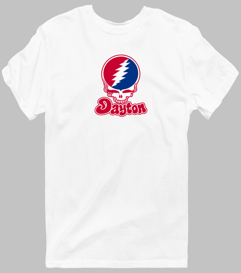 Dayton Stealie Premium Unisex T-Shirt — Design: Dayton University of — White
