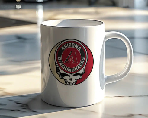Grateful Dead - Arizona Diamondbacks Stealie 15 Ounce Coffee Mug - StealieShop
