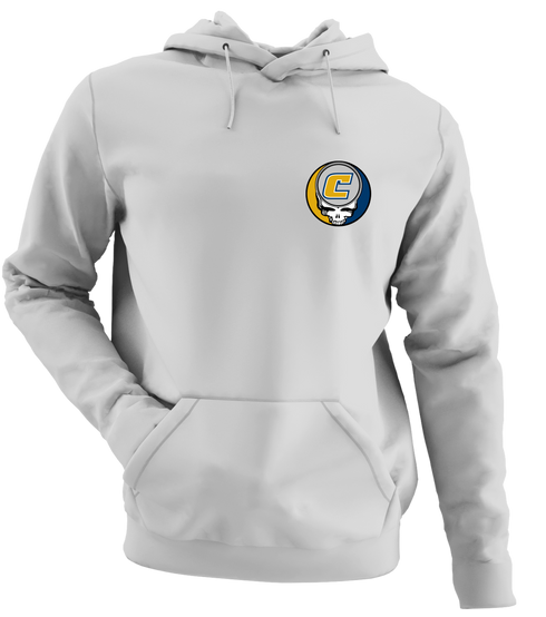 University of Tennessee Chattanooga - Premium Grateful Dead Left Chest Hoodie - Sport Grey
