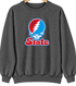 Delaware Stealie Premium Unisex Crewneck — Design: Delaware State University — Dark Heather