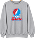 Delaware Stealie Premium Unisex Crewneck — Design: Delaware State University — Sport Grey
