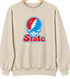 Delaware Stealie Premium Unisex Crewneck — Design: Delaware State University — Sand