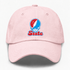 Delaware Stealie Premium Unisex Dad Hat — Design: Delaware State University — Pink
