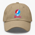 Delaware Stealie Premium Unisex Dad Hat — Design: Delaware State University — Khaki