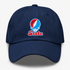 Delaware Stealie Premium Unisex Dad Hat — Design: Delaware State University — Navy