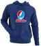 Delaware Stealie Premium Unisex Hoodie — Design: Delaware State University — Navy