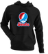 Delaware Stealie Premium Unisex Hoodie — Design: Delaware State University — Black