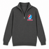 Delaware Stealie Premium Unisex Quarter-Zip — Design: Delaware State University — Charcoal