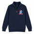 Delaware Stealie Premium Unisex Quarter-Zip — Design: Delaware State University — Navy
