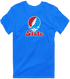 Delaware Stealie Premium Unisex T-Shirt — Design: Delaware State University — Royal