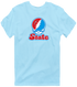 Delaware Stealie Premium Unisex T-Shirt — Design: Delaware State University — Light Blue