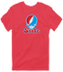 Delaware Stealie Premium Unisex T-Shirt — Design: Delaware State University — Heather Red