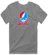 Delaware Stealie Premium Unisex T-Shirt — Design: Delaware State University — Dark Heather