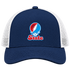 Delaware Stealie Premium Unisex Trucker Cap — Design: Delaware State University — Navy/White