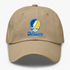 Delaware Stealie Premium Unisex Dad Hat — Design: Delaware University of — Khaki