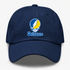 Delaware Stealie Premium Unisex Dad Hat — Design: Delaware University of — Navy