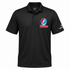 Delaware Stealie Premium Unisex Polo — Design: Delaware State University — Black