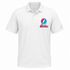 Delaware Stealie Premium Unisex Polo — Design: Delaware State University — White