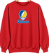 Delaware Stealie Premium Unisex Crewneck — Design: Delaware University of — Red