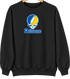 Delaware Stealie Premium Unisex Crewneck — Design: Delaware University of — Black