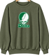 Delta Stealie Premium Unisex Crewneck — Design: Delta State University — Military Green