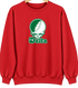 Delta Stealie Premium Unisex Crewneck — Design: Delta State University — Red