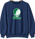 Delta Stealie Premium Unisex Crewneck — Design: Delta State University — Navy