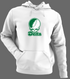 Delta Stealie Premium Unisex Hoodie — Design: Delta State University — White/Grey