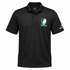 Delta Stealie Premium Unisex Polo — Design: Delta State University — Black