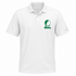Delta Stealie Premium Unisex Polo — Design: Delta State University — White