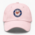 Denver Football Dancing Bear Premium Dad Hat — Denver Broncos — Pink