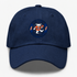 Denver Football Dancing Bear Premium Dad Hat — Denver Broncos — Navy