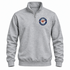 Denver Football Dancing Bear Premium Quarter-Zip — Denver Broncos — Sport Grey