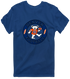 Denver Football Dancing Bear Premium T-Shirt — Denver Broncos — Navy