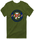 Denver Football Dancing Bear Premium T-Shirt — Denver Broncos — Military Green