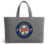 Denver Football Dancing Bear Premium Tote Bag — Denver Broncos — Grey