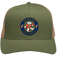 Denver Football Dancing Bear Premium Trucker Cap — Denver Broncos — Moss/Khaki