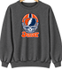 Denver Helmet Stealie Premium Unisex Crewneck — Denver Broncos — Dark Heather