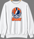 Denver Helmet Stealie Premium Unisex Crewneck — Denver Broncos — White