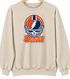 Denver Helmet Stealie Premium Unisex Crewneck — Denver Broncos — Sand