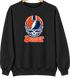 Denver Helmet Stealie Premium Unisex Crewneck — Denver Broncos — Black