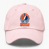 Denver Helmet Stealie Premium Unisex Dad Hat — Denver Broncos — Pink