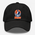 Denver Helmet Stealie Premium Unisex Dad Hat — Denver Broncos — Black