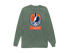 Denver Helmet Stealie Premium Unisex Long-Sleeve — Denver Broncos — Light Green