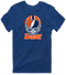 Denver Helmet Stealie Premium Unisex T-Shirt — Denver Broncos — Navy