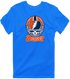 Denver Helmet Stealie Premium Unisex T-Shirt — Denver Broncos — Royal