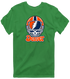 Denver Helmet Stealie Premium Unisex T-Shirt — Denver Broncos — Irish Green