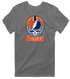 Denver Helmet Stealie Premium Unisex T-Shirt — Denver Broncos — Charcoal