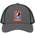 Denver Helmet Stealie Premium Unisex Trucker Cap — Denver Broncos — Charcoal/Black