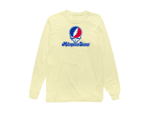 Denver Stealie Premium Unisex Long-Sleeve — Design: Denver University of — Butter